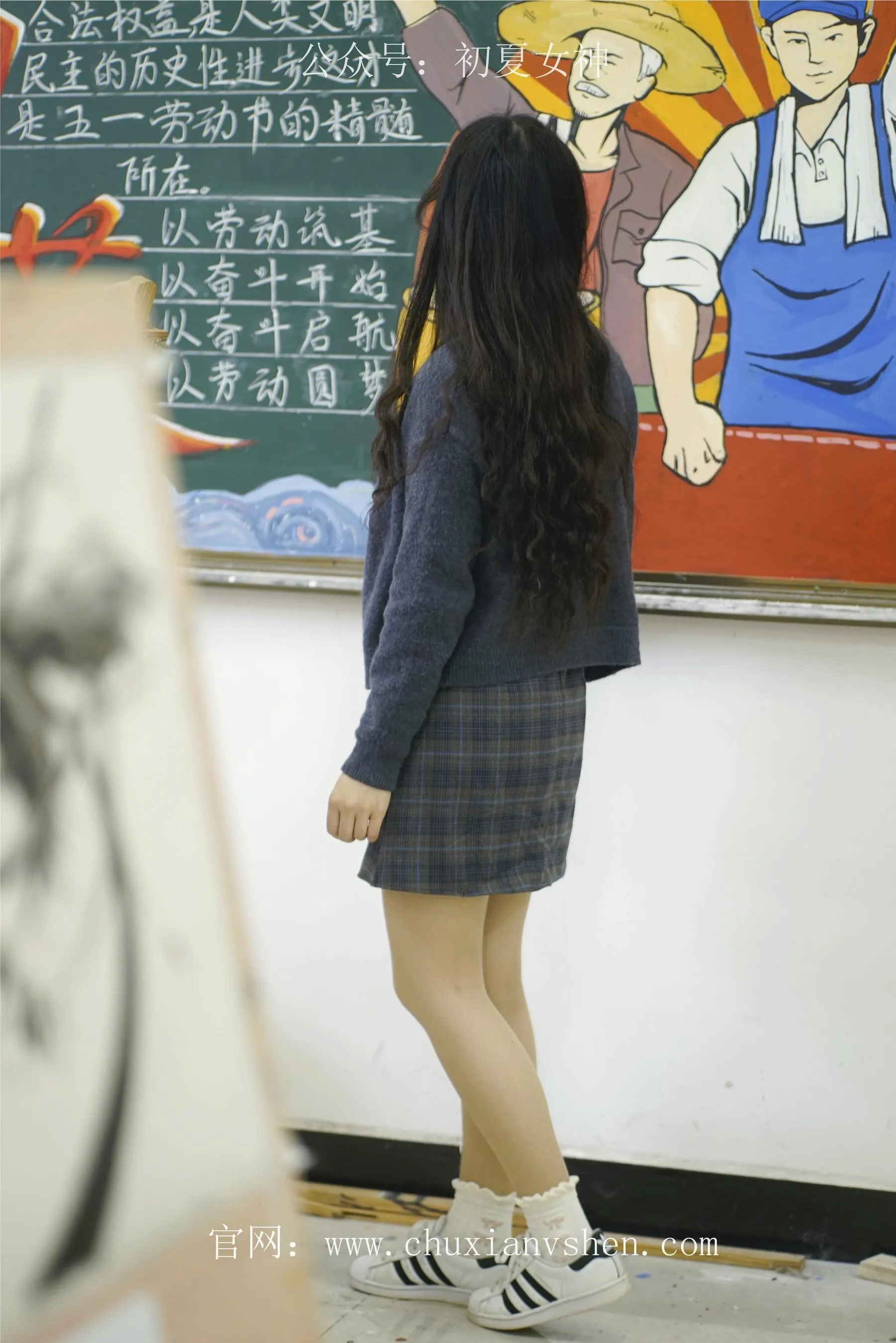 初夏女神 NO.068 欢欢 新晋学妹-校园游览 [158P]插图5